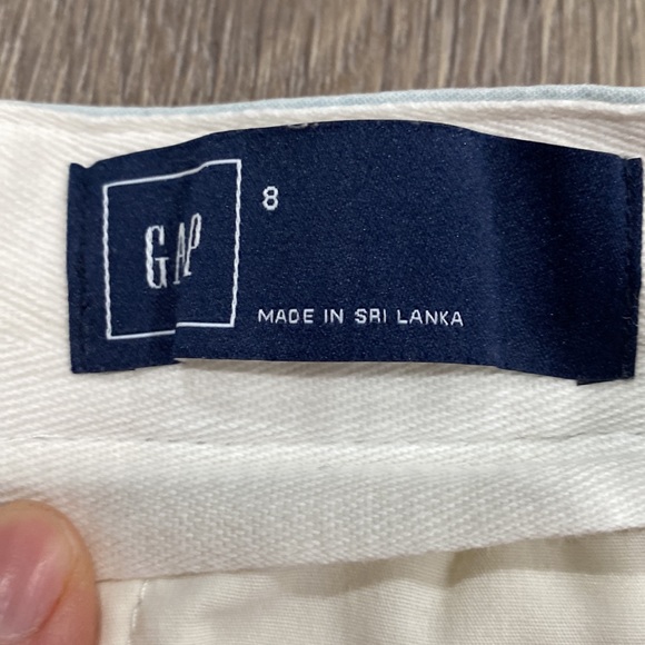NWOT GAP Blue White Striped Cropped Pants Sz 8 - Picture 7 of 16